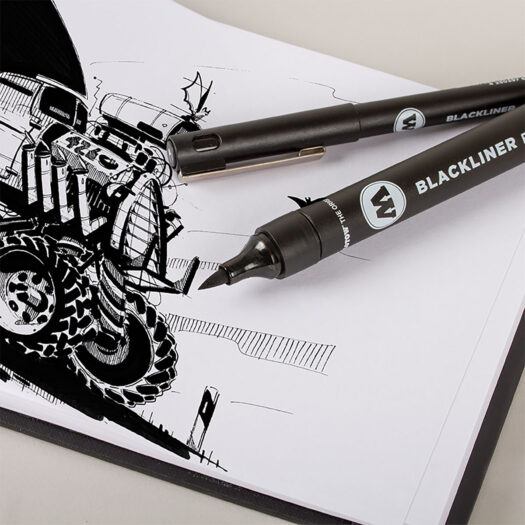 Molotow blackbook schetsboek met tekenpapier voor graffiti tekenen