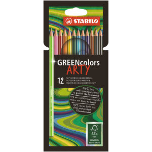 STABILO GREENcolors Crayons de couleur set de 12 couleurs