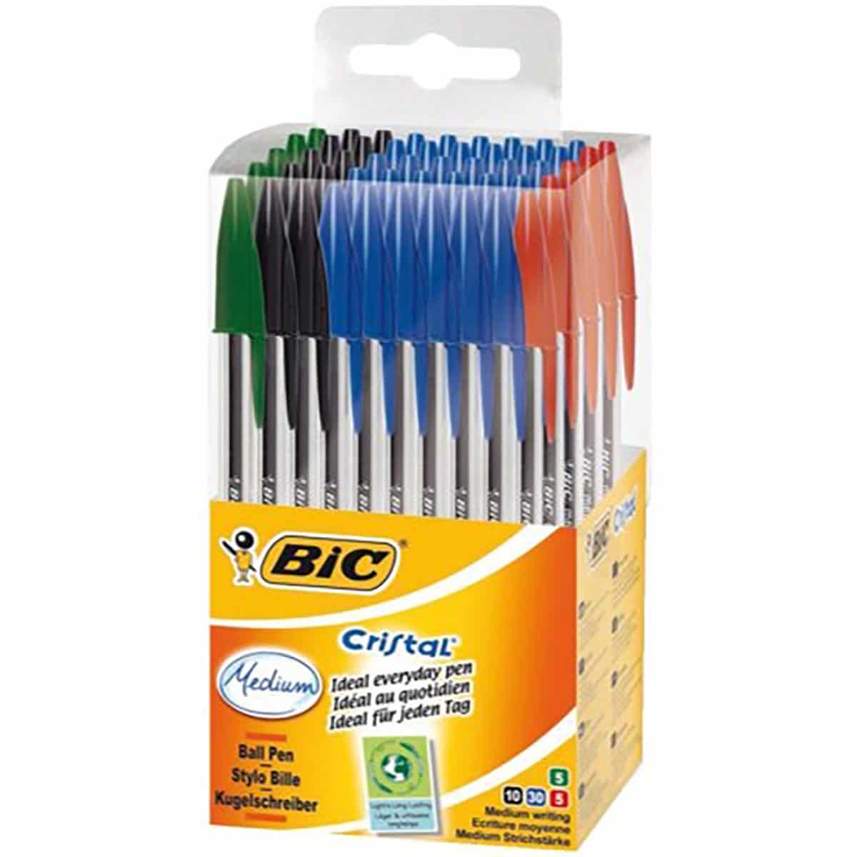 BIC Cristal stylos à bille 50 pcs